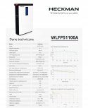 Magazyn energii 5,12 kWh Heckman LiFePO4 WLFP51100A DEYE